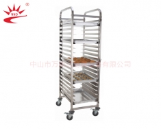 不锈钢单盆饼盘车